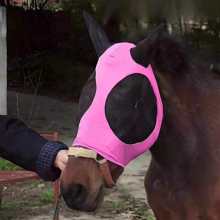 Protective Fly Mask for Horses with Mesh Design