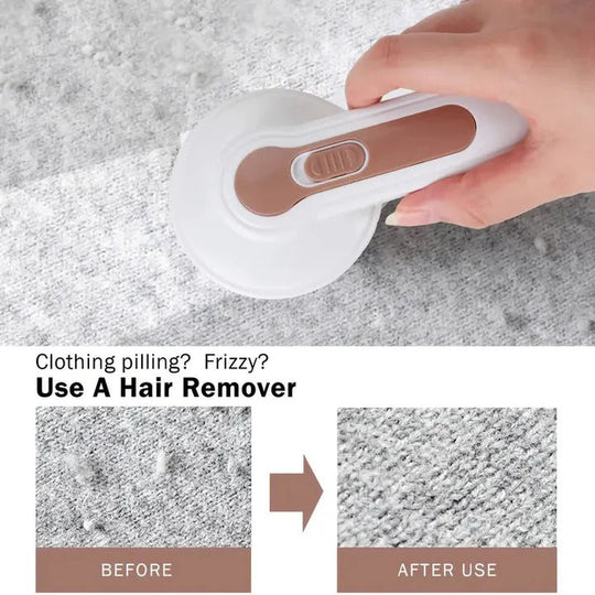 Electric Lint Remover with Rechargeable Battery for Garments and Upholstery