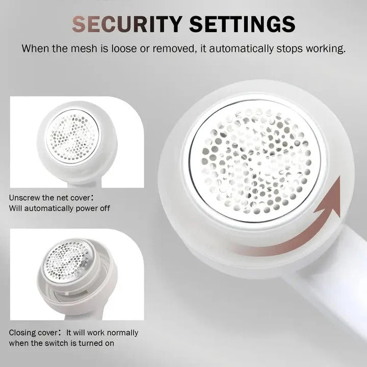 Electric Lint Remover with Rechargeable Battery for Garments and Upholstery