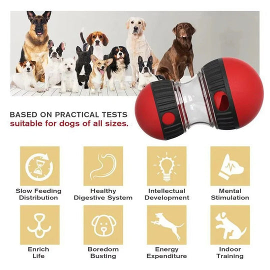 Puzzle Treat Toy for Dogs and Cats with Slow Feeding Design