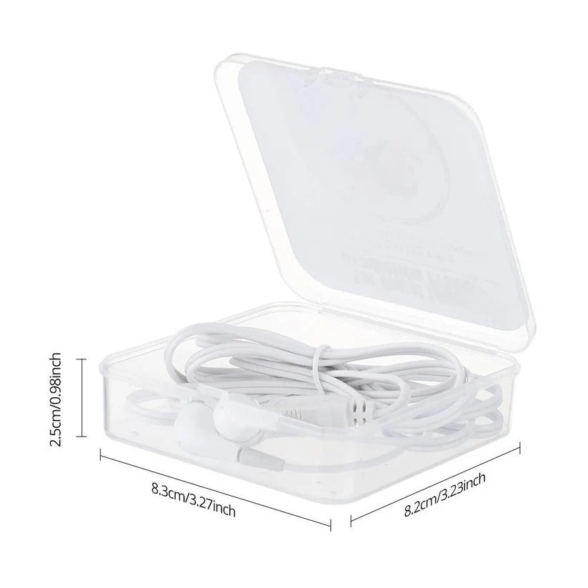 Portable 650nm LED Ear Device with Silicone Tips and USB Connection