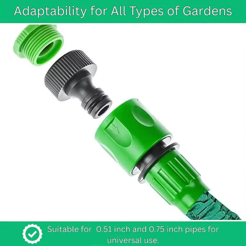 Flexible Expandable Garden Hose with 10 Nozzle Settings