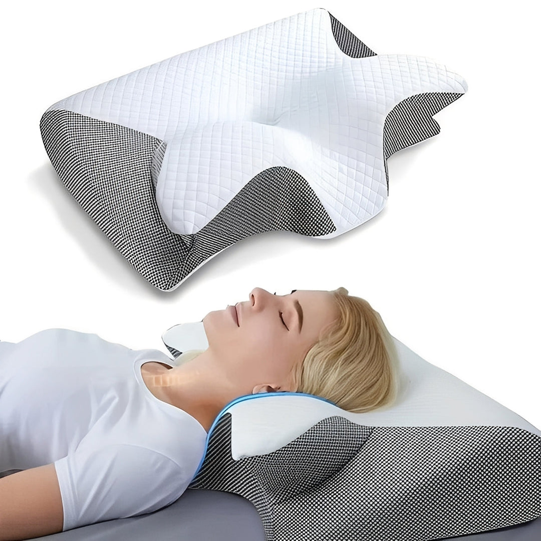 Ergonomic Pillow with Armrests for Side Sleepers