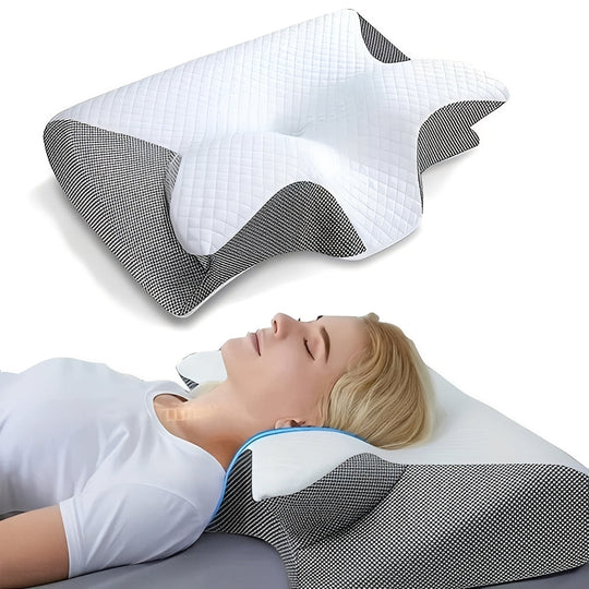 Ergonomic Pillow with Armrests for Side Sleepers