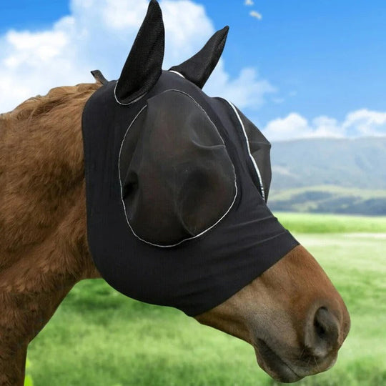 Protective Fly Mask for Horses with Mesh Design