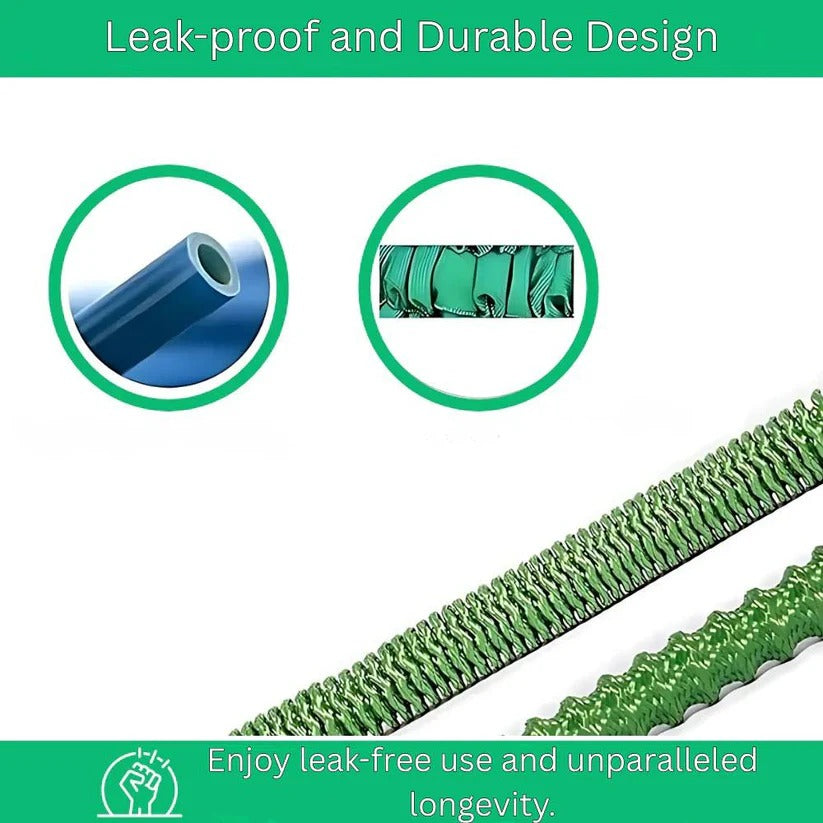 Flexible Expandable Garden Hose with 10 Nozzle Settings