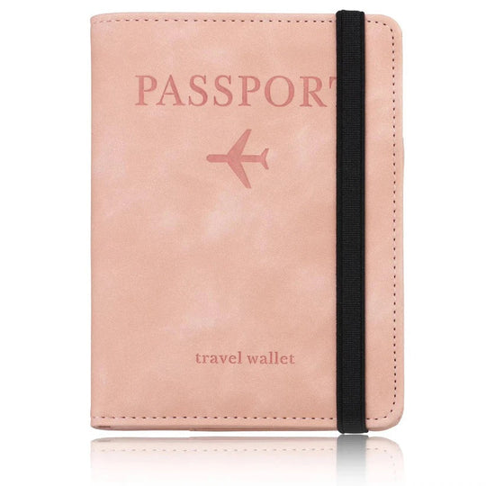 Unisex Slim Travel Passport Wallet with Card Slots