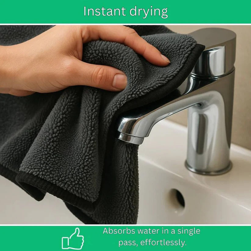 Microfibre Cleaning Cloth 1200 GSM for Glass and Kitchen