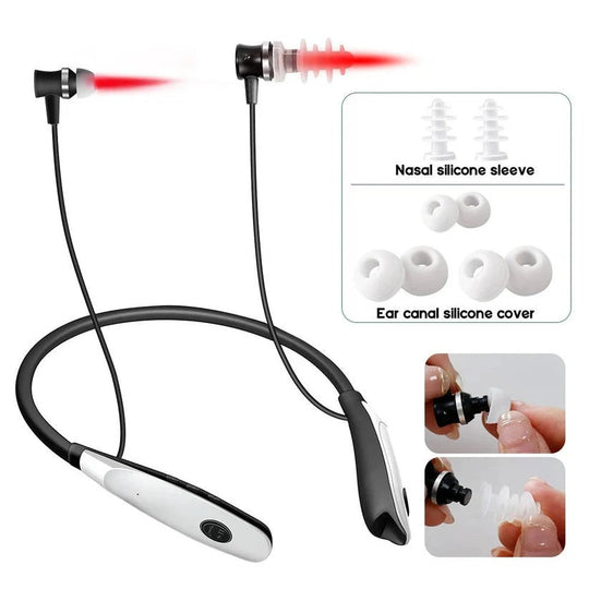 Rechargeable 650nm Red Light Device with Dual Ear and Nasal Probes