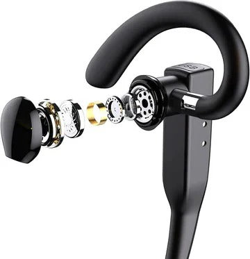 Bluetooth 5.1 Trucker Headset with Dual Mic Noise Cancelling