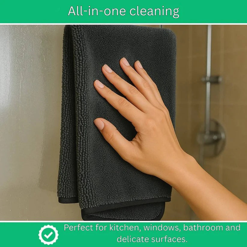 Microfibre Cleaning Cloth 1200 GSM for Glass and Kitchen