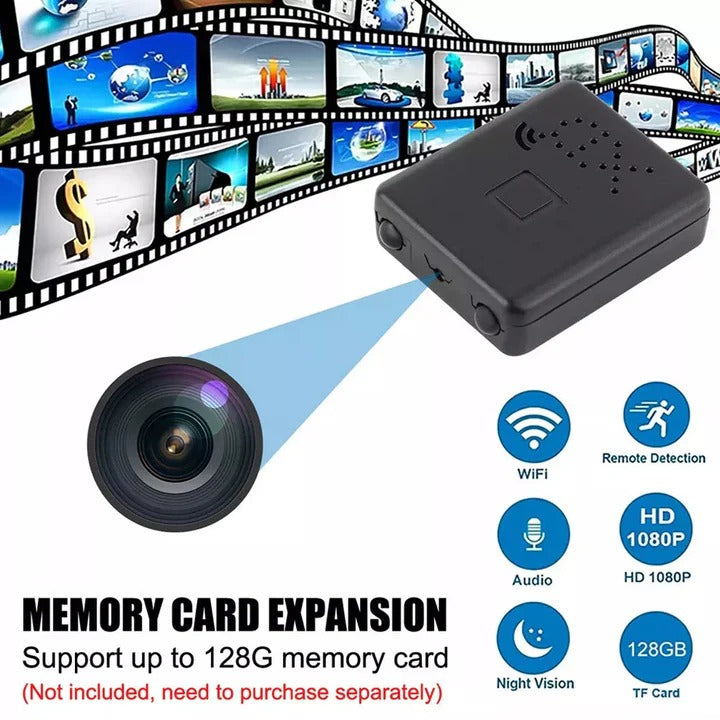 Compact HD Camera with Wi-Fi and Audio Recording