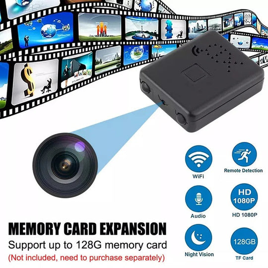 Compact HD Camera with Wi-Fi and Audio Recording