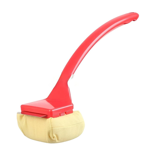 Long Handle BBQ Grill Cleaner Brush with Steam Scrub Pad
