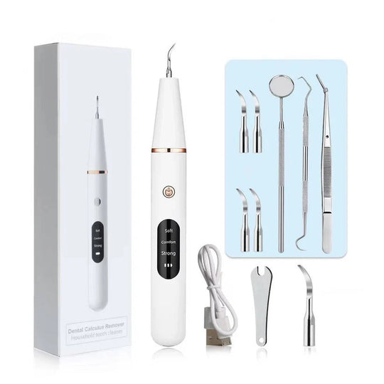 USB Rechargeable Dental Cleaning Kit with LED Light