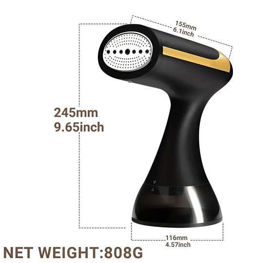 Portable Garment Steamer for Wrinkle Removal on Clothes