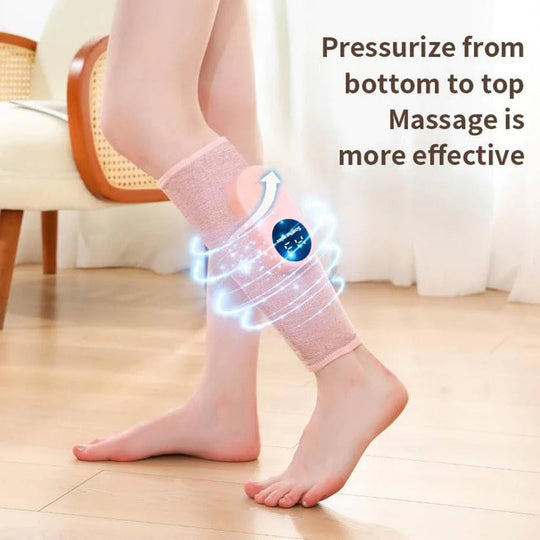 Cordless Air Compression Leg Massager with Heat and Remote