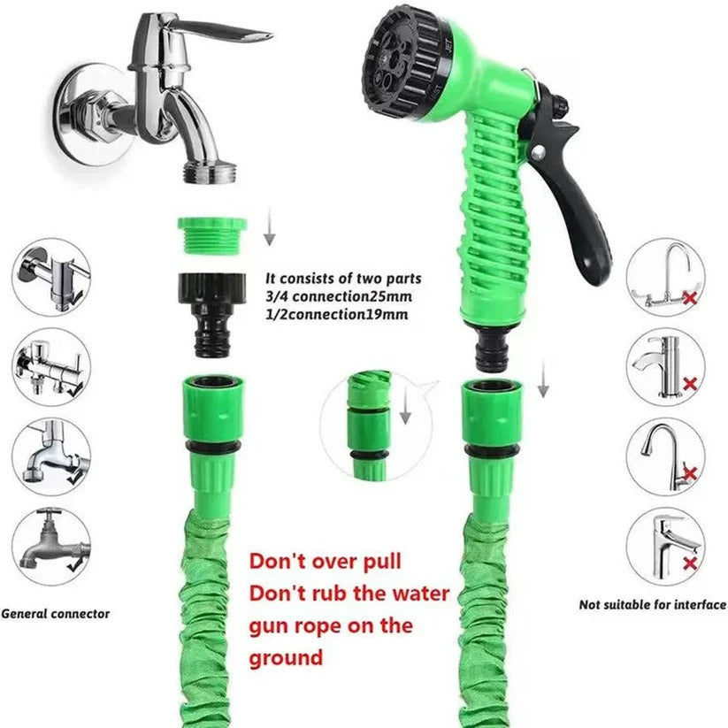 Flexible Expandable Garden Hose with Multi-Layer Core