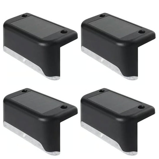 Outdoor Solar Powered Deck Lights, Set of 4