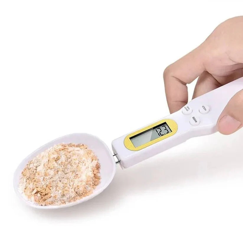 Electronic Kitchen Spoon Scale with LCD Display for Precise Measurements
