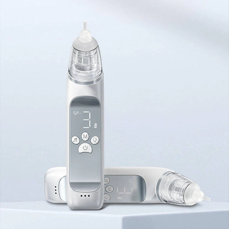 Rechargeable Electric Nasal Aspirator for Babies, 3 Suction Modes with Music