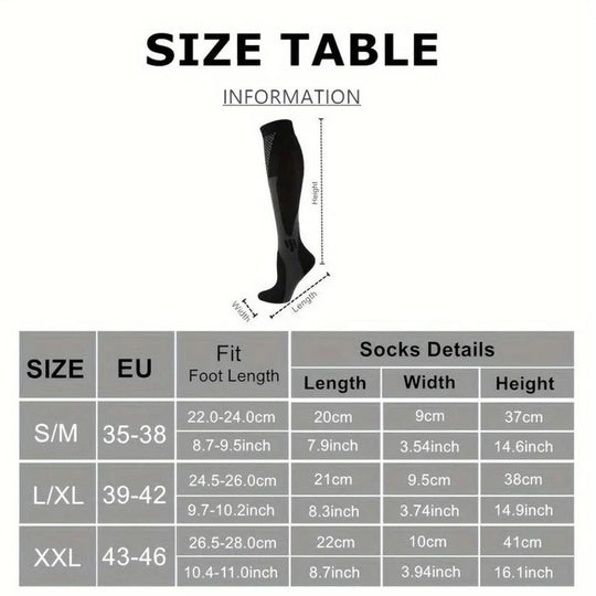 Breathable Compression Socks for Women, Running and Sports Recovery Support