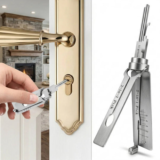 Stainless Steel Locksmith Tool Kit for Automotive Maintenance