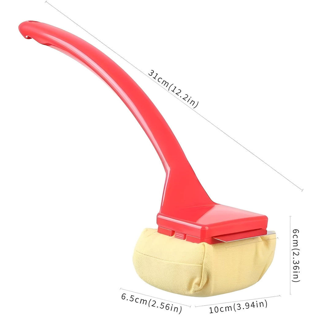 Long Handle BBQ Grill Cleaner Brush with Steam Scrub Pad