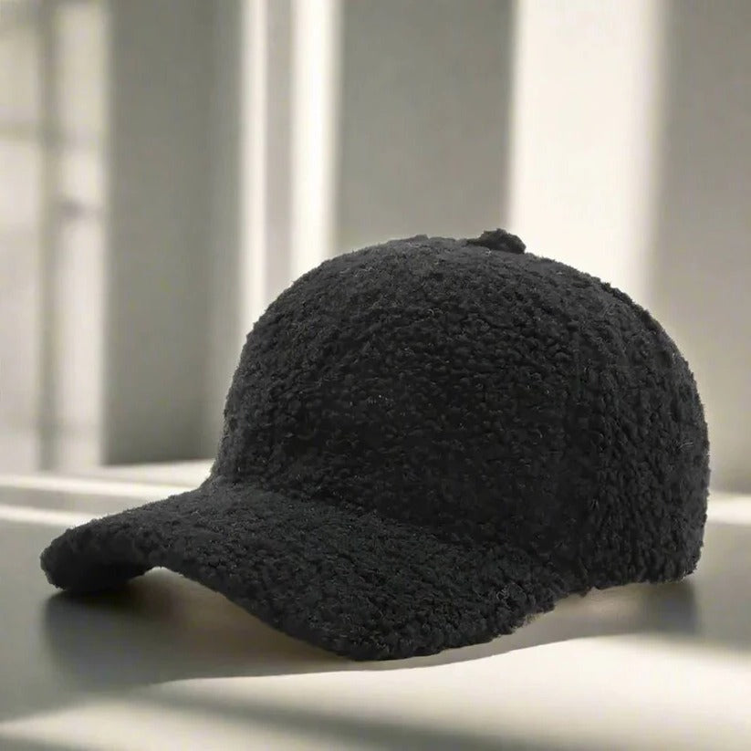 Teddy Fabric Adjustable Hat for Autumn and Winter Casual Wear
