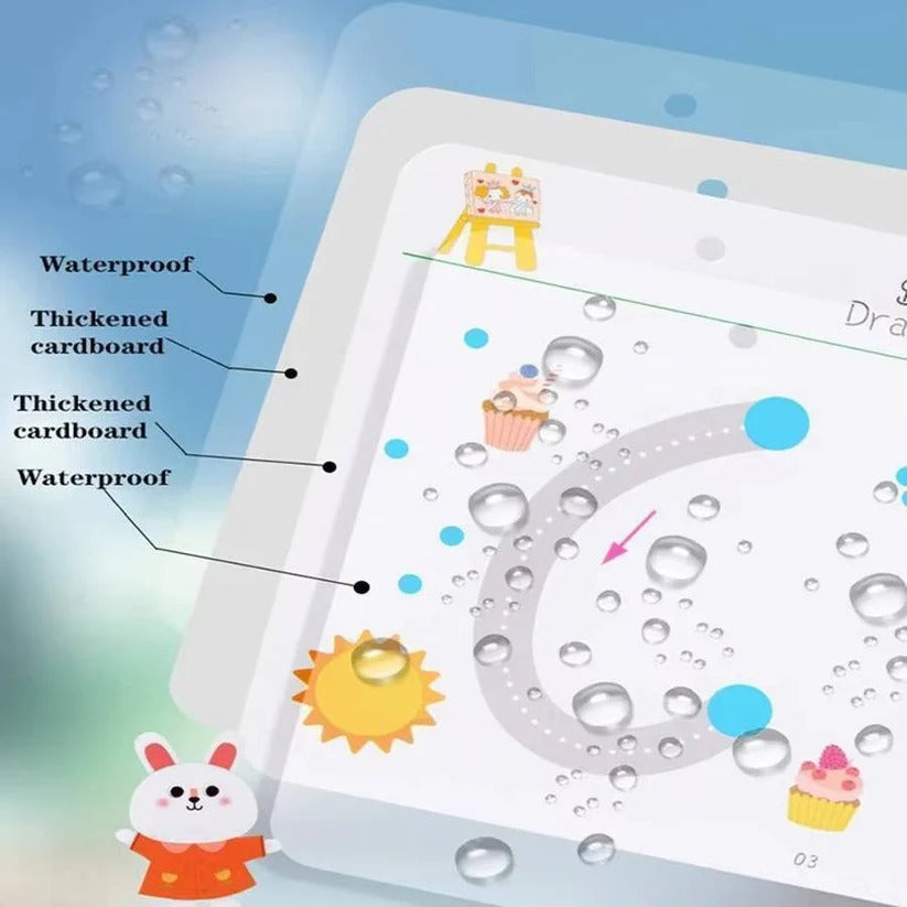 Reusable Early Learning Handwriting Practice Book for Toddlers