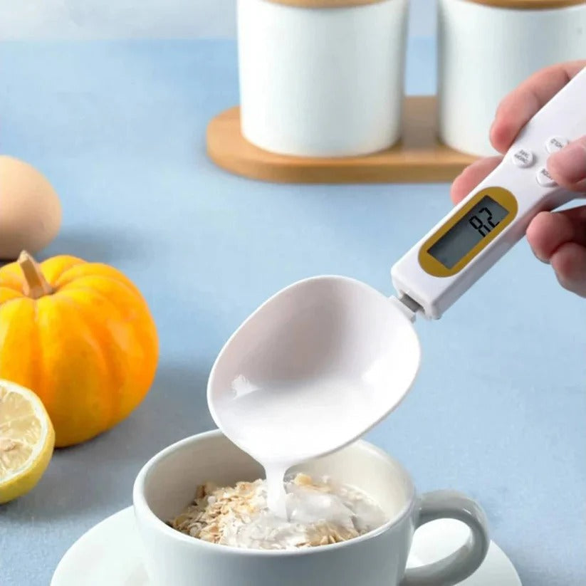 Electronic Kitchen Spoon Scale with LCD Display for Precise Measurements