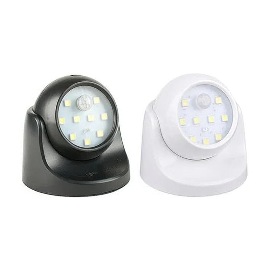 Motion Sensor LED Spotlight with 360 Degree Rotating Head