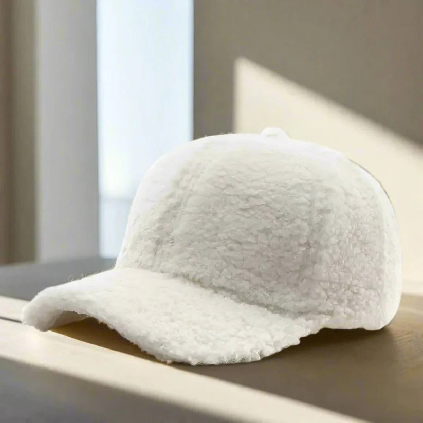 Teddy Fabric Adjustable Hat for Autumn and Winter Casual Wear