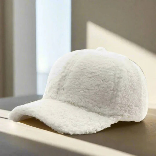 Teddy Fabric Adjustable Hat for Autumn and Winter Casual Wear