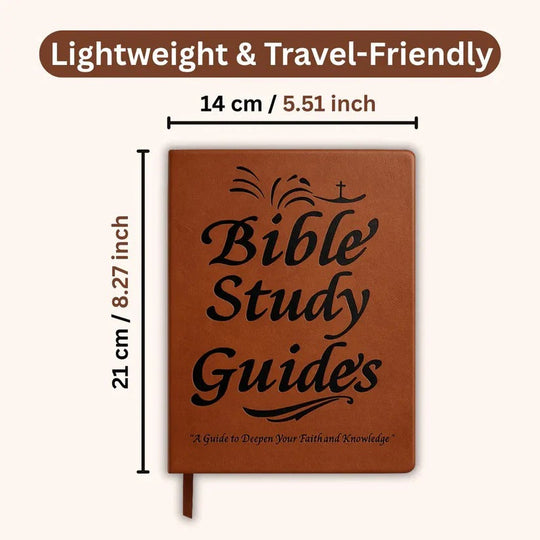 Guided Scripture Study Journal with 66-Page Daily Devotional Workbook