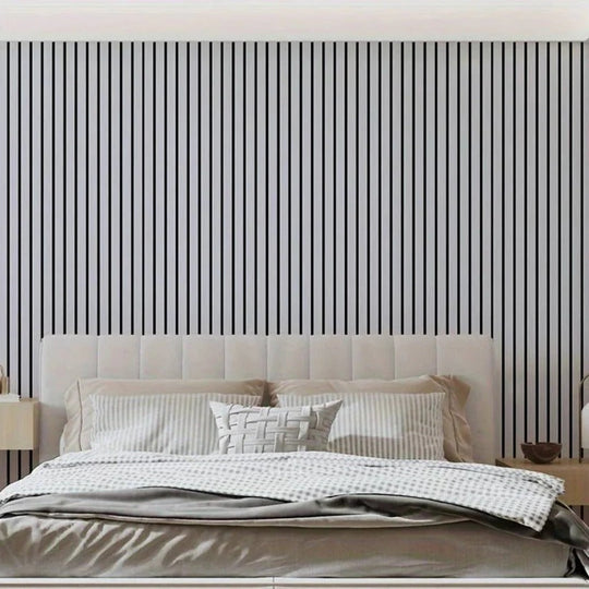 Peel and Stick 3D PVC Wall Panels with Textured Wood Grain Finish