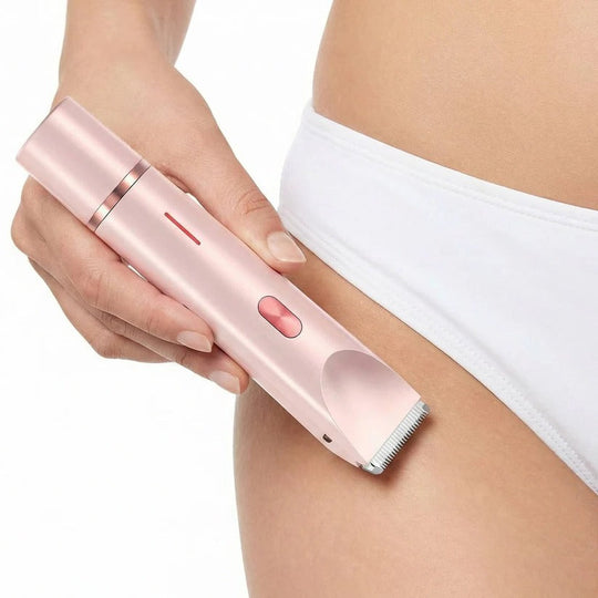 Women’s Dual Head Body Trimmer with IPX7 Waterproof Rechargeable Design