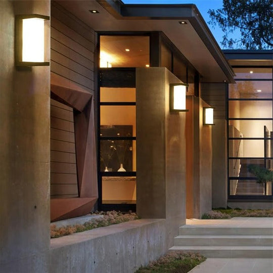 Modern LED Outdoor Light, Wall Mounted