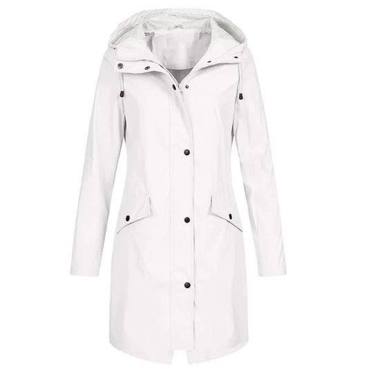Women's Waterproof Rain Jacket with Lightweight Packable Design