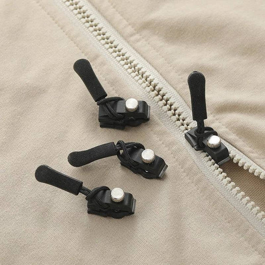 Universal Zipper Fix Kit 6 Pack, Clip-On Replacement Sliders for Broken Zippers
