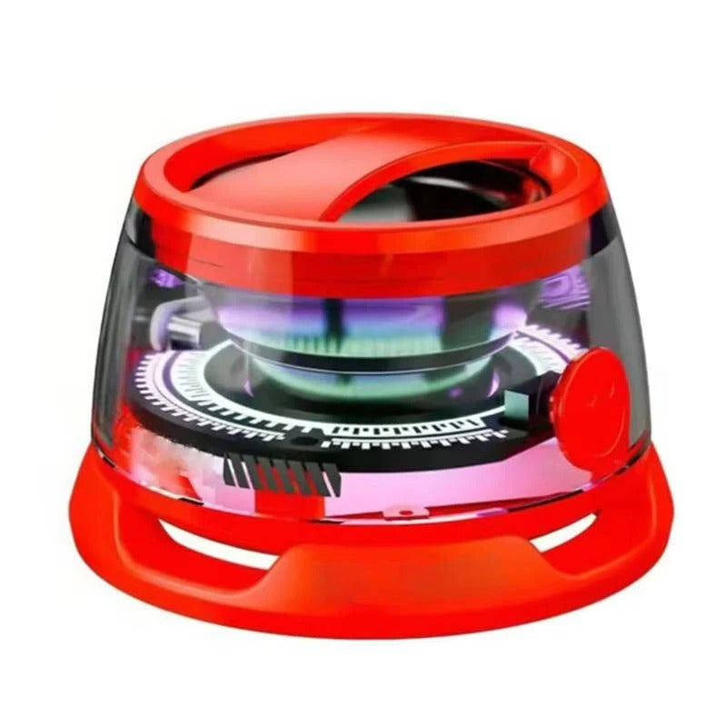Mini Bluetooth 5.3 Speaker with Magnetic Base and RGB Lighting