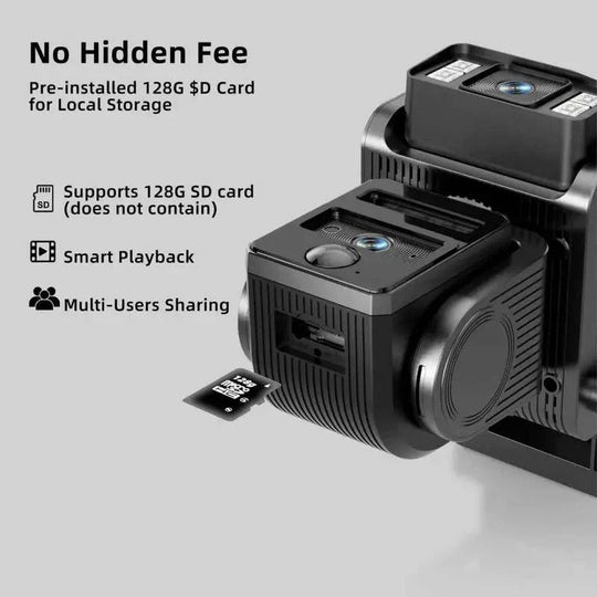 Solar Powered Wireless Security Camera with Auto Tracking, Dual Lens and Two Way Audio