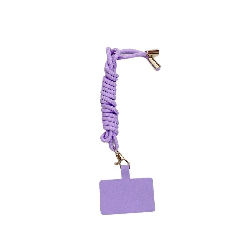 Hands-Free Crossbody Lanyard Phone Carrier with Adjustable Length Strap