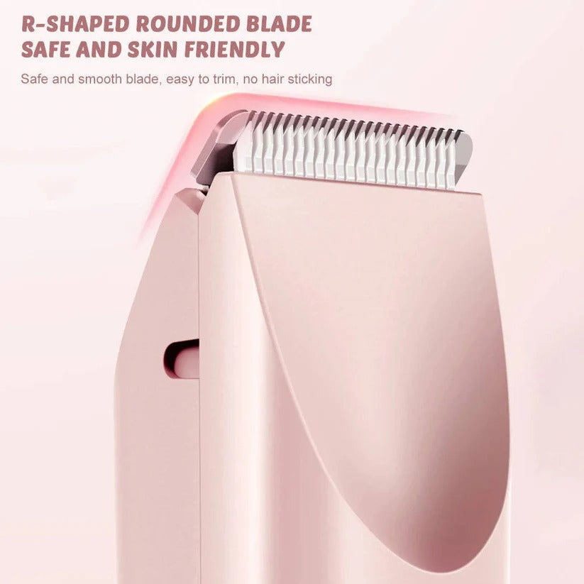 Women’s Dual Head Body Trimmer with IPX7 Waterproof Rechargeable Design