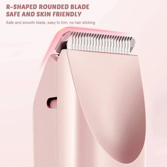 Women’s Dual Head Body Trimmer with IPX7 Waterproof Rechargeable Design