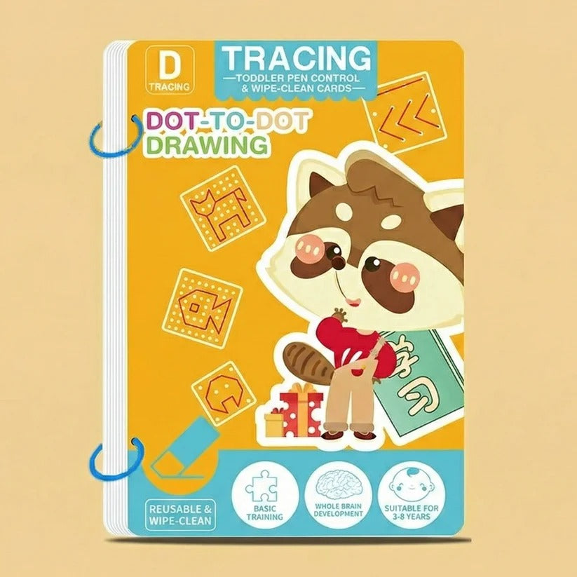 Reusable Early Learning Handwriting Practice Book for Toddlers