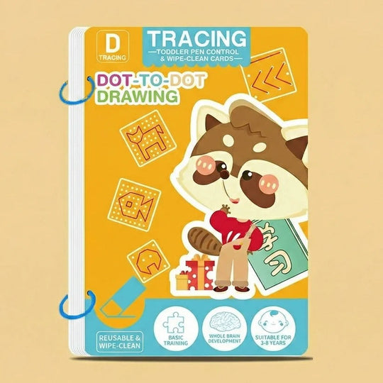 Reusable Early Learning Handwriting Practice Book for Toddlers