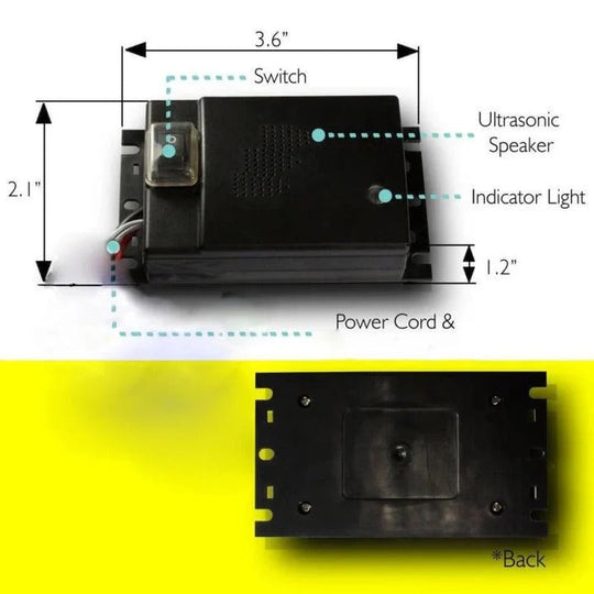 12V Vehicle Mounted Ultrasonic Rodent Deterrent Device