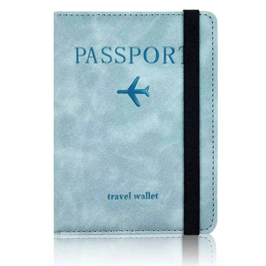 Unisex Slim Travel Passport Wallet with Card Slots