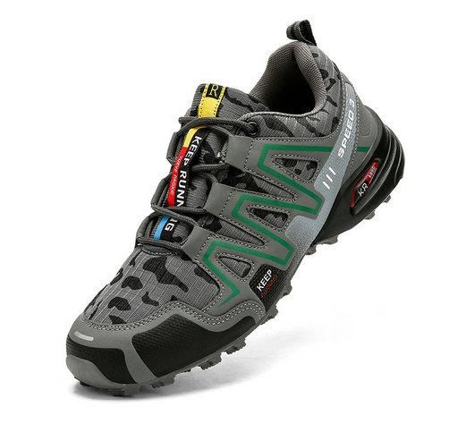 Summit Climber Hiking Boots in Blue and Green